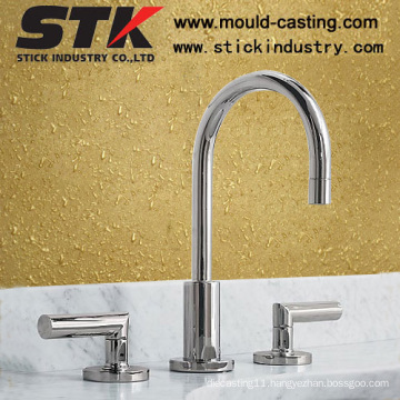 Double Handles Faucets with Chrome Plating